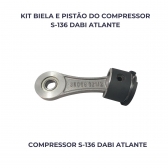 CJ BIELA/PISTÃO COMPRESSOR S-136