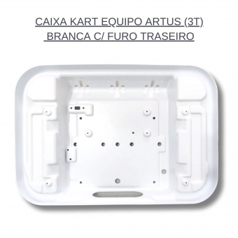 CAIXA EQUIPO ARTUS F C/BIO SYSTEM BRANCA  3TERMINAIS COMPATIVEL FURO TRASEIRO