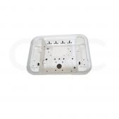 CAIXA EQUIPO ARTUS C4 C/BIO GNATUS BRANCA(4 TERMINAIS) COMPATIVEL
