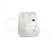 CAIXA EQUIPO ARTUS C4 C/BIO GNATUS BRANCA(4 TERMINAIS) COMPATIVEL