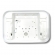 CAIXA EQUIPO ARTUS C C/ BIO GNATUS BRANCA (3TERMINAIS) COMPATIVEL S/FURO TRAS BASE