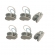 CJ 6 - SUPORTE PONTA ARO EQ SYNCRUS CINZA COMPLETO COMPATIVEL
