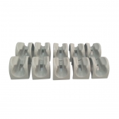 KIT 10 PÇ APOIO TERMINAL ARO/JATO/SUG/VENTURE CINZA COMPATIVEL