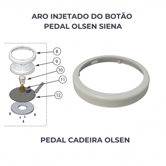 ARO PEDAL INJETADO OLSEN