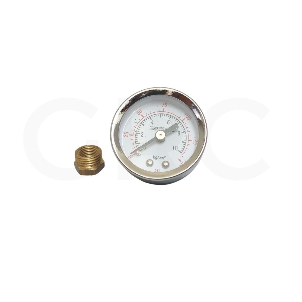 MANOMETRO 1/8 NPT11BAR-160PSI C ADAPT1/4