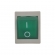 INTERRUPTOR TECLA VERDE 10A DABI