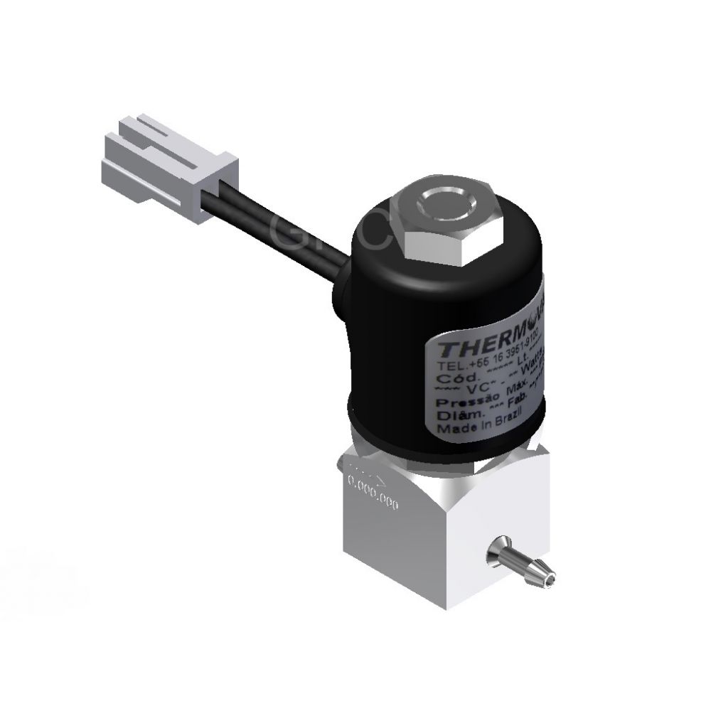 VALVULA SOLENOIDE 2VIAS ULTRASSOM JET SONIC GNATUS 24VCC 8W