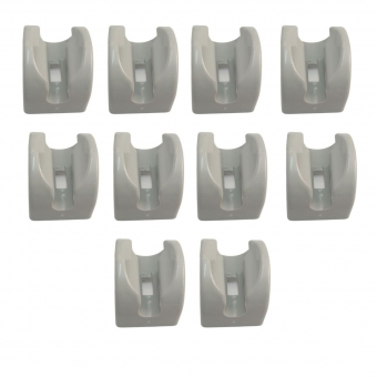 KIT 10 PÇ APOIO TERMINAL ARO/JATO/SUG/VENTURE CINZA COMPATIVEL