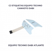 Conjunto Etiqueta S Equipo Techno Canhoto Dabi