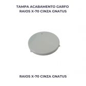 TAMPA ACABAMENTO GARFO RAIOS X-70 CINZA GNATUS