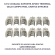 KIT 12 PC SUPORTE APOIO TERMINAL GELO COMPATIVEL