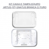 CJ CAIXA EQUIPO ARTUS F C/BIO SYSTEM + TAMPA GNATUS BRANCA(3 TERMINAIS) FURO TRASEIRO