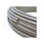 MANGUEIRA PU DUPLA DE PEDAL CINZA 2X6,0X3,3MM