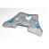 CAPA PEDAL JOYSTICK 3 BOTÕES S/ BASE FERRO CINZA ESCURO COMPATIVEL DABI