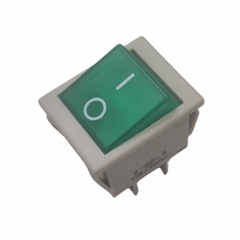 INTERRUPTOR TECLA VERDE 10A DABI