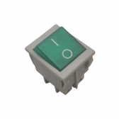 INTERRUPTOR TECLA VERDE 10A DABI
