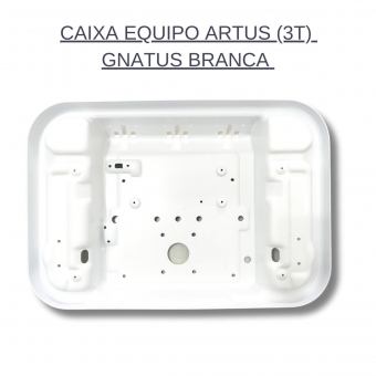 CAIXA EQUIPO ARTUS C C/ BIO GNATUS BRANCA (3TERMINAIS) COMPATIVEL S/FURO TRAS BASE