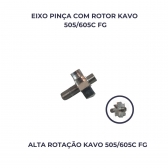 EIXO PINCA C/ ROTOR KAVO 505 /  605 FG