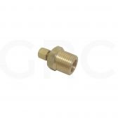 NIPLE P/LIGACAO DE ENT AGUA/ MED. 1/2 X ROSCA SAIDA 3,3MM C/PORCA