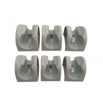 KIT 06 PÇ APOIO TERMINAL ARO/JATO/SUG/VENTURE CINZA COMPATIVEL