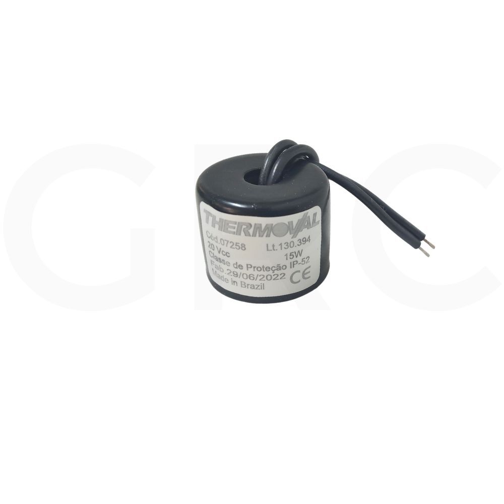 BOBINA SOLENOIDE 20V 15W PARA EQUIPAMENTO DABI
