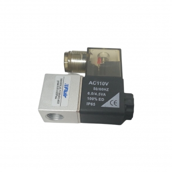 VALVULA SOLENOIDE/MINI 1/4 2/2 VIAS 110VCA