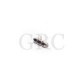 CONEXÃO T C/ ROSCA 3,3MM PORCA X 1,6MM ESPIGÃ X 3,3MM PORCA